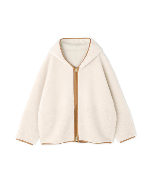 Risley（リズレー）の「Risley/リズレー/リバーシブルボアフーディ（ブルゾン・レディース・アイボリー/ブラック・F）」の13枚目の写真