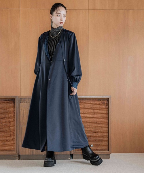 saharaジャガードワンピースezick hare ameri saharaジャガード