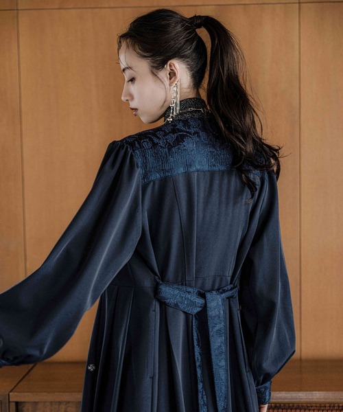 ジャガードキリカエカシュクールワンピース(HARE)（ワンピース