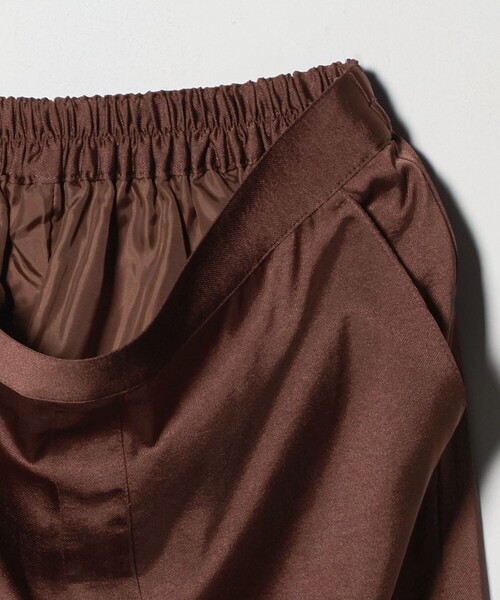 A DAY IN THE LIFE UNITED ARROWS(アデイインザライフユナイテッドアローズ)の「サテン カーゴスカート ‐ウォッシャブル‐<A DAY IN THE LIFE>(スカート・レディース・ブラウン系/ブラック/オリーブ・FREE)」の21枚目の写真