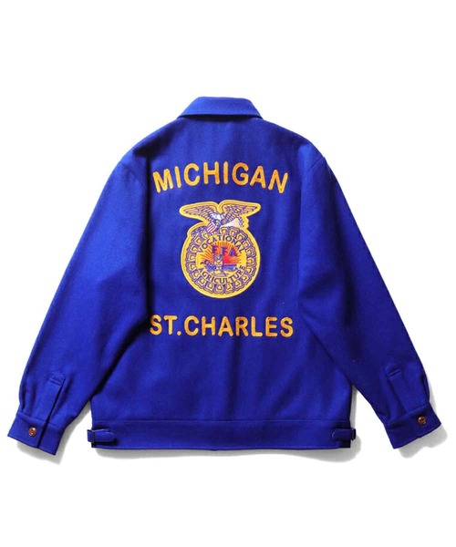 セール】HOUSTON メルトンFFAジャケット（ブルゾン）｜HOUSTON