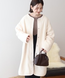 あったかリバーシブルキルティングコート