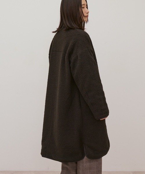 AMERICAN HOLIC（アメリカンホリック）の「あったかリバーシブルキルティングコート（その他アウター・レディース・ブラック/ネイビー/オフホワイト・M/L）」の6枚目の写真