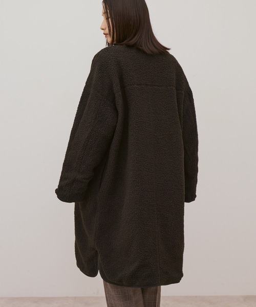 AMERICAN HOLIC（アメリカンホリック）の「あったかリバーシブルキルティングコート（その他アウター・レディース・ブラック/ネイビー/オフホワイト・M/L）」の7枚目の写真