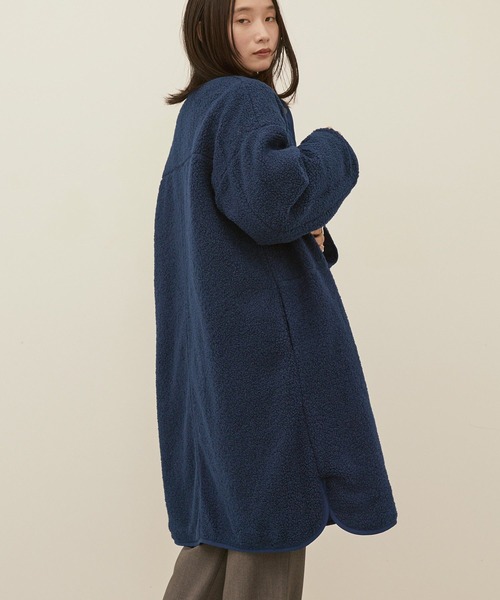 AMERICAN HOLIC（アメリカンホリック）の「あったかリバーシブルキルティングコート（その他アウター・レディース・ブラック/ネイビー/オフホワイト・M/L）」の13枚目の写真