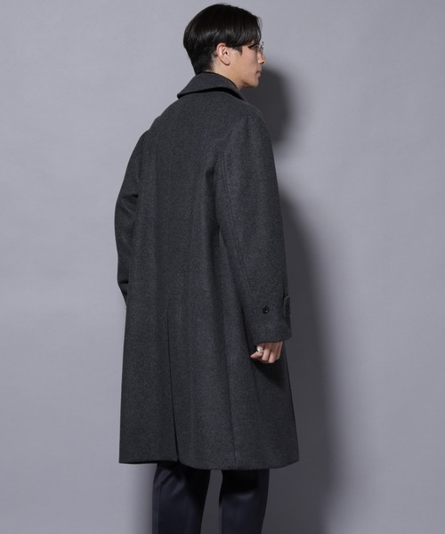 NANO universe（ナノユニバース）の「ウールカシミヤメルトンシングルコート（その他アウター・メンズ・ネイビー/ブラウン/チャコール/ベージュ系その他4・S/M/L）」の21枚目の写真