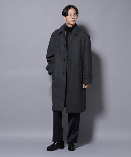 NANO universe（ナノユニバース）の「ウールカシミヤメルトンシングルコート（その他アウター・メンズ・ネイビー/ブラウン/チャコール/ベージュ系その他4・S/M/L）」の15枚目の写真