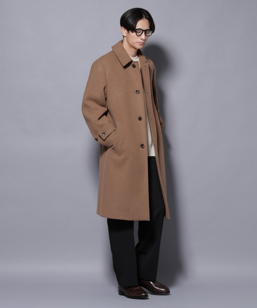 セール】ウールカシミヤメルトンシングルコート（その他アウター