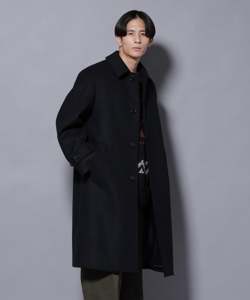 セール】ウールカシミヤメルトンシングルコート（その他アウター