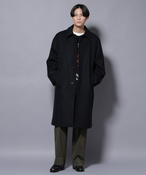 セール】ウールカシミヤメルトンシングルコート（その他アウター