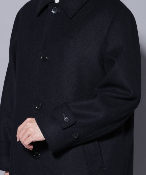 NANO universe（ナノユニバース）の「ウールカシミヤメルトンシングルコート（その他アウター・メンズ・ネイビー/ブラウン/チャコール/ベージュ系その他4・S/M/L）」の22枚目の写真