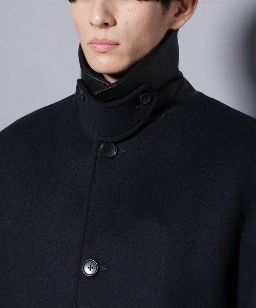 NANO universe（ナノユニバース）の「ウールカシミヤメルトンシングルコート（その他アウター・メンズ・ネイビー/ブラウン/チャコール/ベージュ系その他4・S/M/L）」の13枚目の写真