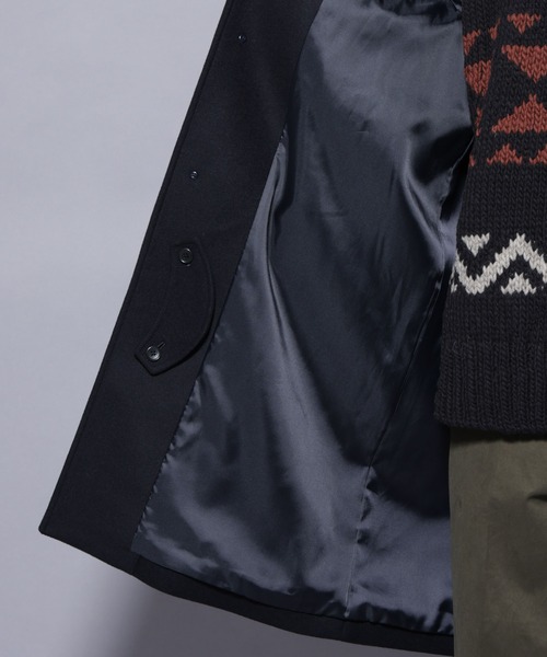 NANO universe（ナノユニバース）の「ウールカシミヤメルトンシングルコート（その他アウター・メンズ・ネイビー/ブラウン/チャコール/ベージュ系その他4・S/M/L）」の14枚目の写真