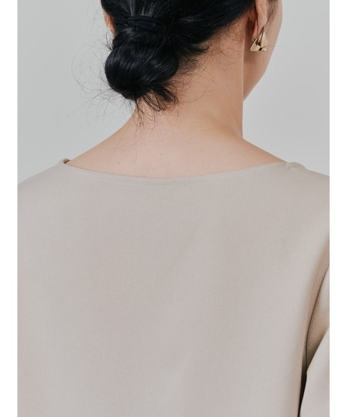 TEVALT（ヴァレット）の「ウエストタックウールライクツイルトップス（その他トップス・レディース・ライトベージュ/ブラック/グレー・38）」の20枚目の写真