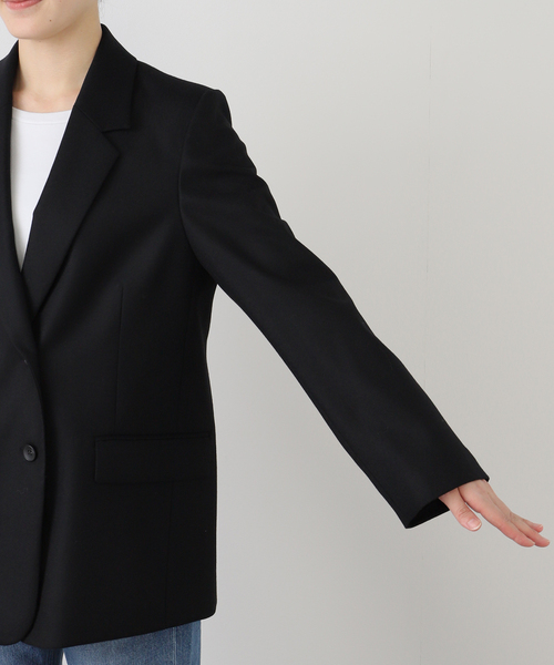 セール】カシミヤ混フラノテーラードジャケット（その他アウター