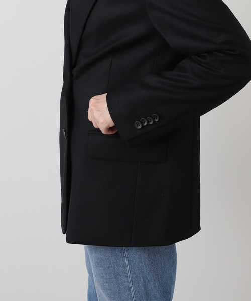 セール】カシミヤ混フラノテーラードジャケット（その他アウター