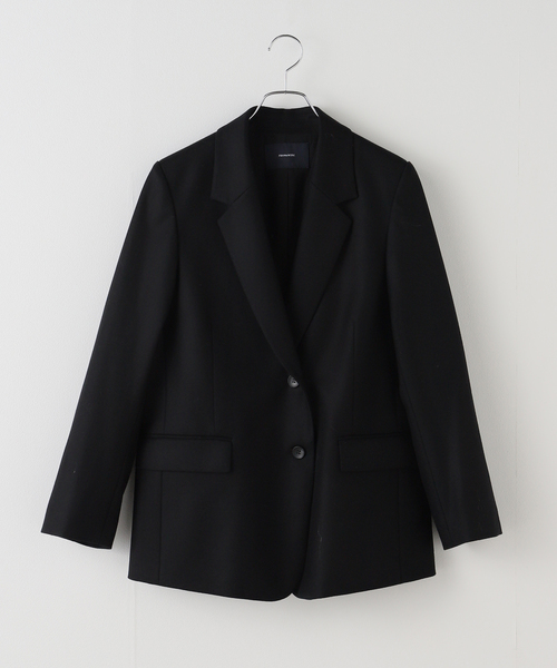 セール】カシミヤ混フラノテーラードジャケット（その他アウター