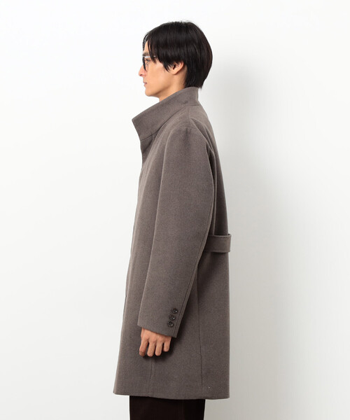 コムサイズム（COMME CA ISM）/ウールブレンド メルトン イタリアンカラー コート ウールブレンド メルトン イタリアンカラー コート（その他アウター