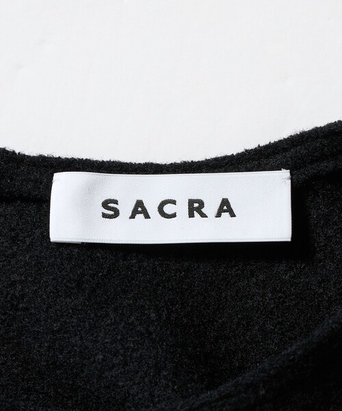 SACRA（サクラ）の「＜SACRA＞アウトシーム プルオーバー ブラウス（シャツ/ブラウス・レディース・オフホワイト/ブラック・38）」の12枚目の写真