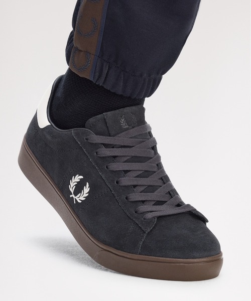 FRED PERRY（フレッドペリー）の「Spencer Suede／スペンサースウェードスニーカー（スニーカー・メンズ・グリーン/グレー・26cm/27cm/28cm）」の3枚目の写真