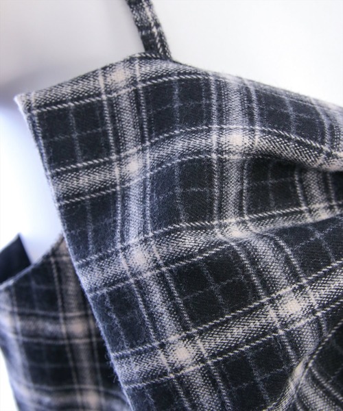 CLEAR BASIC（クリアベーシック）の「【低身長用サイズ有】チェックリボンキャミワンピース[着回し力抜群 ガーリー ロング]≪AW新作≫（ワンピース・レディース・ブラック/ブラウン・F/PF）」の5枚目の写真