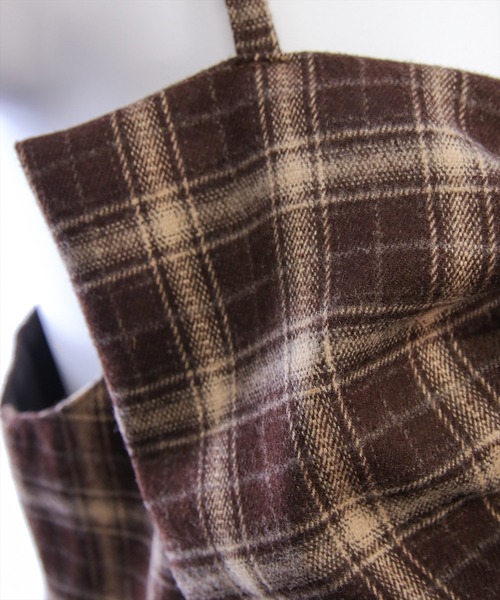 CLEAR BASIC（クリアベーシック）の「【低身長用サイズ有】チェックリボンキャミワンピース[着回し力抜群 ガーリー ロング]≪AW新作≫（ワンピース・レディース・ブラック/ブラウン・F/PF）」の6枚目の写真