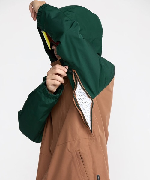 VOLCOM(ボルコム)の「VOLCOM DUA INS GORE-TEX JACKET/ボルコムスキースノーボードウェア(ゴアテックスジャケット)(ブルゾン・メンズ・ブラック/モスグリーン/ブラウン系その他/レッド系その他・MEDIUM/LARGE)」の20枚目の写真