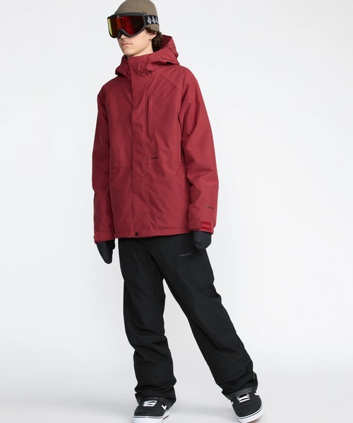 VOLCOM(ボルコム)の「VOLCOM DUA INS GORE-TEX JACKET/ボルコムスキースノーボードウェア(ゴアテックスジャケット)(ブルゾン・メンズ・ブラック/モスグリーン/ブラウン系その他/レッド系その他・MEDIUM/LARGE)」の9枚目の写真