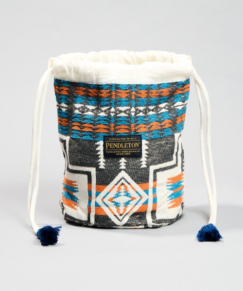 PENDLETON（ペンドルトン）の「【 PENDLETON / ペンドルトン 】ジャガードドローストリングポーチ（ショルダーバッグ・レディース・レッド/チャコール・FREE）」の10枚目の写真