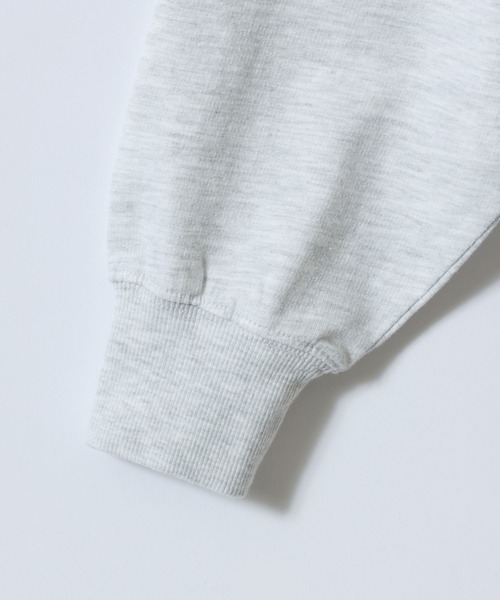SITRY（シトリー）の「Drawstring Mini French Terry Sweat Shirt/無地 カットデニム カモフラ柄 ドローコード オーバーサイズ ミニ裏毛 トレーナー スウェット レディース メンズ（スウェット・メンズ・グリーン系その他/ブルー系その他/ブラウン系その他/ブラック系その他/スミクロ/オートミール・M/LL/L）」の15枚目の写真
