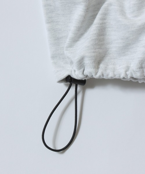 SITRY（シトリー）の「Drawstring Mini French Terry Sweat Shirt/無地 カットデニム カモフラ柄 ドローコード オーバーサイズ ミニ裏毛 トレーナー スウェット レディース メンズ（スウェット・メンズ・グリーン系その他/ブルー系その他/ブラウン系その他/ブラック系その他/スミクロ/オートミール・M/LL/L）」の16枚目の写真
