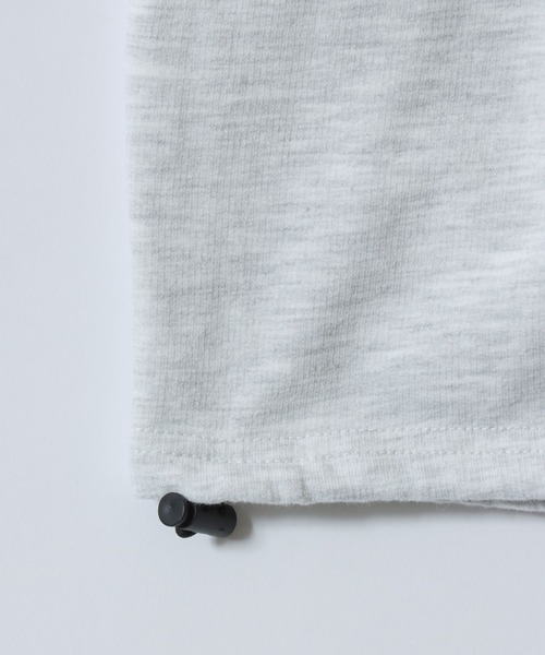 SITRY（シトリー）の「Drawstring Mini French Terry Sweat Shirt/無地 カットデニム カモフラ柄 ドローコード オーバーサイズ ミニ裏毛 トレーナー スウェット レディース メンズ（スウェット・メンズ・グリーン系その他/ブルー系その他/ブラウン系その他/ブラック系その他/スミクロ/オートミール・M/LL/L）」の17枚目の写真