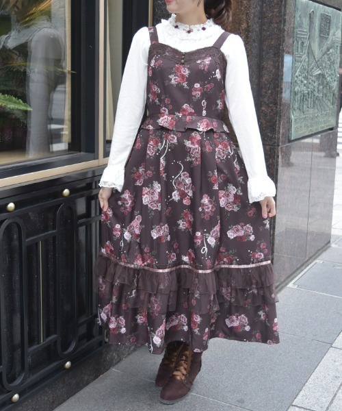 ローズ・オン・フルールジャンパースカート（ジャンパースカート