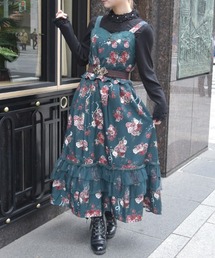 axes femme（アクシーズファム）の「ロージークロスジャンスカ