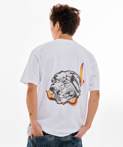 WKNDRS（ウィーキャンドース）の「PIERROT T-SHIRT (WHITE)（Tシャツ/カットソー・レディース・その他・X-LARGE/SMALL/MEDIUM/LARGE）」の7枚目の写真