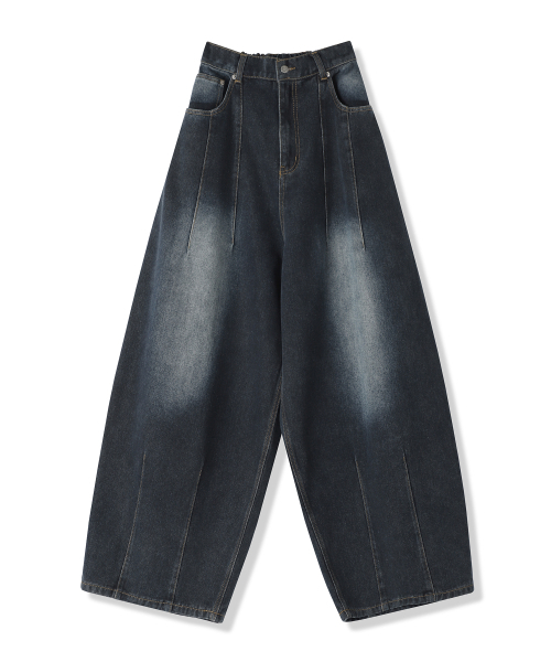 AVANDRESS(アバンドレス )の「Super Wide Dart Denim Pants WASHING BLACK(デニムパンツ・メンズ・ブラック・MEDIUM/X-LARGE)」の7枚目の写真