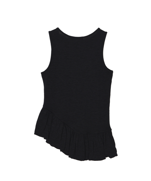 NICK&NICOLE（ニックアンドニコール）の「BALLOON LABEL SLEEVELESS_BLACK（Tシャツ/カットソー・レディース・その他・FREE）」の5枚目の写真