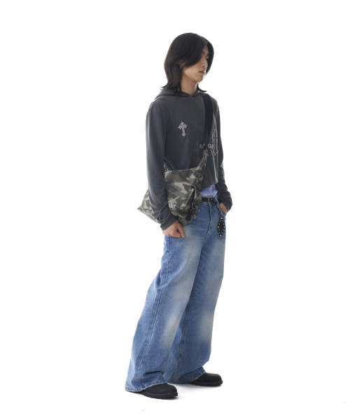 AAKAM(アーカム)の「Camouflage Studded Logo Cross Bag (Khaki)(メッセンジャーバッグ・レディース・その他・FREE)」の13枚目の写真