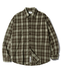 F.ILLUMINATE | ウェスタンチェックシャツ-ブラウン(シャツ/ブラウス)