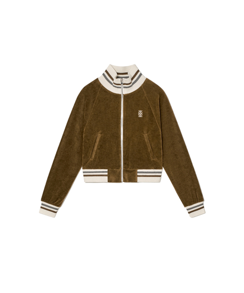 Kijun(キジュン)の「Velour Track Jacket Brown(ナイロンジャケット・レディース・その他・MEDIUM/LARGE)」の4枚目の写真