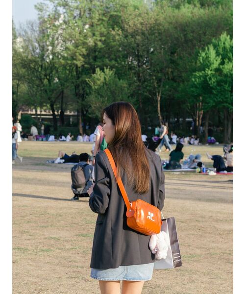 MUSINSA STANDARD WOMAN（ムシンサスタンダードウーマン）の「レディース特大ブレザー【グレー】（テーラードジャケット・レディース・その他・SMALL/MEDIUM/LARGE/X-LARGE/X-SMALL）」の18枚目の写真