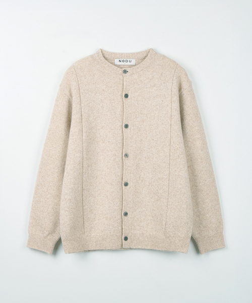 NODU（ノードユー）の「シングルラインラウンドカーディガン[ライトベージュ]（カーディガン/ボレロ・メンズ・その他・MEDIUM/LARGE）」の8枚目の写真