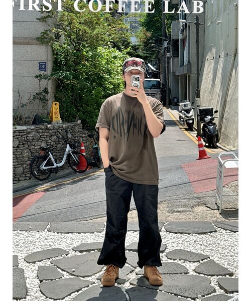 MUSINSA STANDARD（ムシンサスタンダード）の「ナイロンパラシュートパンツ[ブラック]（その他パンツ・メンズ・その他・40/38/42/36/34/32/30/26/28）」の17枚目の写真