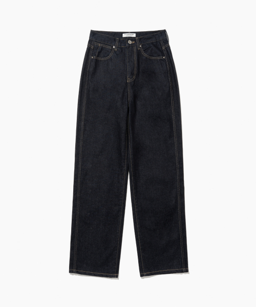 TTUDEMENT(トュードメント)の「STRAIGHT DENIM PANTS INDIGO(デニムパンツ・レディース・その他・SMALL/MEDIUM)」の2枚目の写真