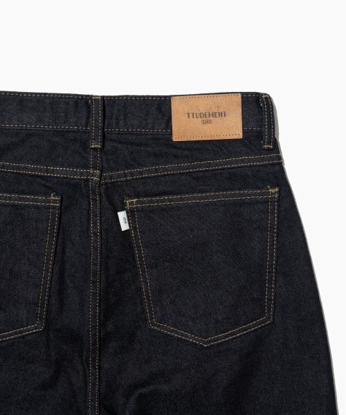 TTUDEMENT(トュードメント)の「STRAIGHT DENIM PANTS INDIGO(デニムパンツ・レディース・その他・SMALL/MEDIUM)」の5枚目の写真