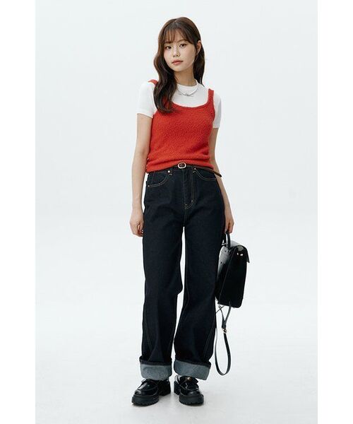 TTUDEMENT(トュードメント)の「STRAIGHT DENIM PANTS INDIGO(デニムパンツ・レディース・その他・SMALL/MEDIUM)」の6枚目の写真