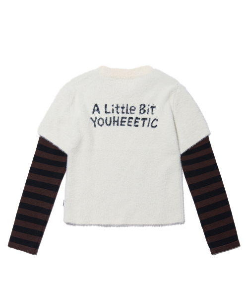 YOUHEE(ユヒ)の「YOUHEETIC LAYERED KNIT IVORY(ニット/セーター・レディース・その他・FREE)」の4枚目の写真