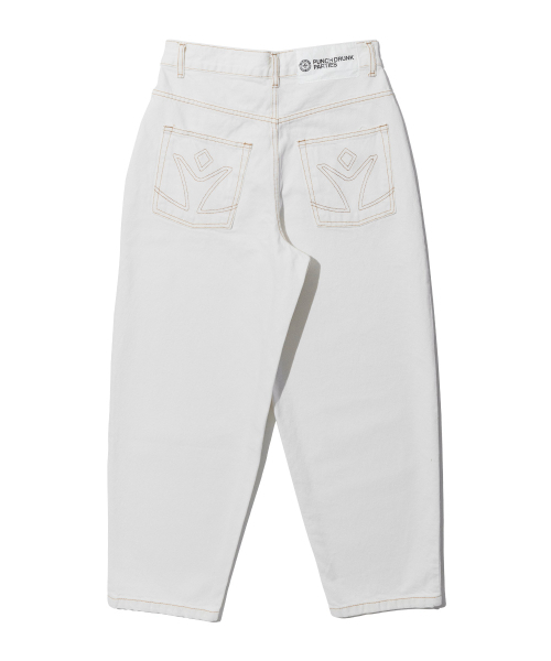 PUNCH DRUNK PARTIES(パンチドランクパーティーズ)の「Misfits Jeans (IVORY)(デニムパンツ・メンズ・その他・0(28)/2(32)/3(34)/1(30))」の1枚目の写真