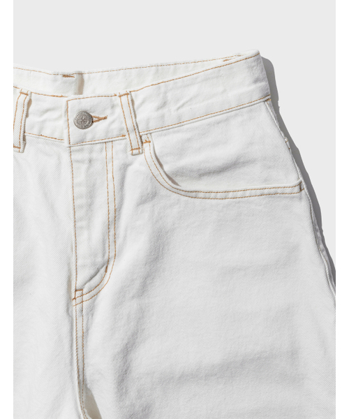 PUNCH DRUNK PARTIES(パンチドランクパーティーズ)の「Misfits Jeans (IVORY)(デニムパンツ・メンズ・その他・0(28)/2(32)/3(34)/1(30))」の3枚目の写真
