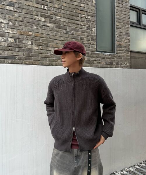 XERO（ゼロ）の「ハーフジップクロップカーディガン [チャコール]（カーディガン/ボレロ・レディース・その他・MEDIUM/LARGE）」の9枚目の写真